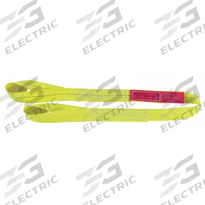 LIFT-ALL Web Sling: Type 4, Polyester, 2 Plies, 10 ft Sling Lg - Light-Use Polyester Twisted-Eye Web Slings