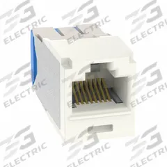 PANDUIT Jack Module: 1 Ports, Off-White, 6A, RJ45, Copper, CJ6X88TGIW. Key specifications — Color: Off-White; Compatible Cable Performance Category: 6A; Compatible Wire Material: Copper; Display Sell UOM: EA; Brand: PANDUIT.