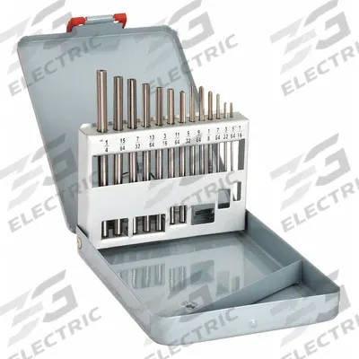 APPROVED VENDOR Chucking Reamer Set: 13 Pc, 1/16 in to 1/4 in Dia - Straight-Flute High-Speed Steel Chucking Reamer Sets