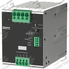 MURRELEKTRONIK DC Power Supply: DIN Rail, 960 W Output Power - Rated, 21.3 A Current - Output (MPN 9000-17333-1421110). Key specifications — attr1044898: Three; attr1044874: Aluminum; attr1044879: 450.5 to 810V DC; attr211400: MURRELEKTRONIK.