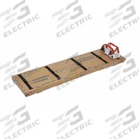 FSI Disposable Backboard: Brown, Not Foldable, 81 in Overall Lg, Corrugated Cardboard, 0 Pins (MPN F-EM8). Key specifications — Foldability: Not Foldable; Color: Brown; Includes: Head Immobilizer; Product Type: Disposable Backboard; Material: Corrugated Cardboard; Brand: FSI; Board with Pins: Board without Pins.