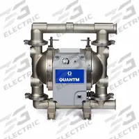 GRACO Electric Diaphragm Pump: Stainless Steel Body, Three Phase, 380-480V AC, 1 1/2 in, SS Valve (MPN HE80-1510). Key specifications — Nameplate Voltage: 380-480V AC; Brand: GRACO; Surface Roughness: 32 Ra; Check Valve Material: SS; Seat Material: 316 SS.