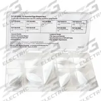 Stirring Bar Kit: Egg, Alnico, 31.75 mm_25.4 mm_50.8 mm_38.1 mm_19.05 mm_41.28 mm Overall Lg, White (MPN F37187-0000). Key specifications — Color: White; Brand: SP SCIENCEWARE; Product Type: Stirring Bar Kit; Shape: Egg.
