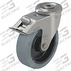 APPROVED VENDOR Bolt-Hole Caster: Swivel, No Brake, Rubber, 3 7/8 in Wheel Dia., 1 1/2 in Wheel Wd (MPN LEXR-POEV 100XR-SG). Key specifications — attr1111597: APPROVED VENDOR; attr1176906: Swivel.