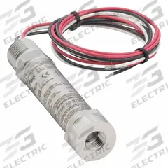 Pressure Transmitter, 1,000 psi (MPN E2FA5NF0215CFX03F1000#). Key specifications — Process Connection Type: NPT; Intrinsically Safe: Not Specified Intrinsically Safe; Housing Material: Stainless Steel; IP Rating: IP66; Electrical Connection: 1/2 in NPT Conduit with Cable; Series: E2F; NEMA Rating: 4X; Output: 1 to 5V DC.