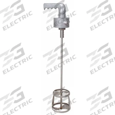 Dayton Handheld Air Mixer: Top, Handheld, 1/4 in Female NPT Inlet, NPT - Air-Powered Propeller Mixers