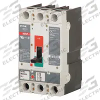 EATON Molded Case Circuit Breaker: 50 A Amps, 65kA at 600V AC, Fixed, ABC, Line/Load Lug, Std, HMCP (MPN HMCPS050K2C). Key specifications — Series: HMCP; Max. AIR Rating: 65kA at 600V AC; Instantaneous Trip: Fixed; Phase Connection: ABC; Terminal Connection: Line/Load Lug; Frame Size: 250A/J.