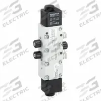AVENTICS Solenoid Air Control Valve: Series 740, Double Solenoid, 110V AC, Five-Way / Four-Position (MPN R432016670). Key specifications — attr1077765: R432016670; attr1077795: Internal Pilot; attr1077808: Non-Locking; attr1077815: Solenoid Air Control Valve; attr1077817: Detent; attr1077796: Normally Open/Normally Closed.