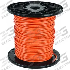 Building Wire: Copper, 8 AWG, 1 Conductors, Stranded, Orange, 500 ft Lg, THHN (MPN 23849312). Key specifications — Voltage: 600 V; Brand: SOUTHWIRE.
