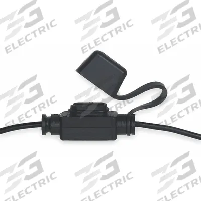 LITTELFUSE In-Line Fuse Holder: Non-Rejection Block Style, 1 Pole, 32 V DC Rating - Fuse Holders for Automotive Fuses
