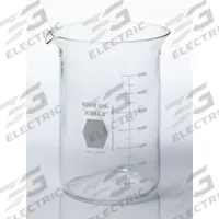 KIMBLE Beaker: 4,000 mL, 135.68 fl oz, A, Low Form, Type I, Colorless, Borosilicate Glass (MPN 14000-4000). Key specifications — attr1371034: Type I; attr1371051: KIMBLE; attr1371062: Colorless.