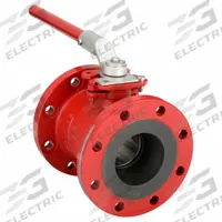 KECKLEY Manual Two-Way Ball Valve: 4 in, Carbon Steel, Straight, Class 150 Flange, One-Piece (MPN BVF1RF2RCSRGSL-400). Key specifications — Brand: KECKLEY; Handle: Locking Lever.