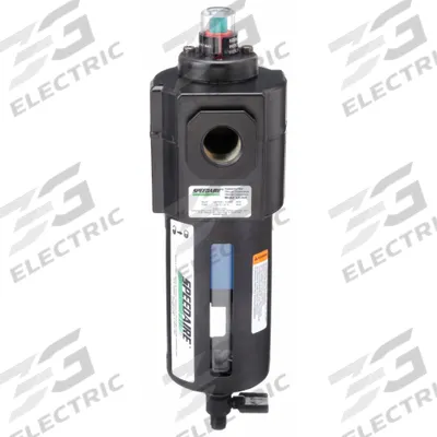 SPEEDAIRE Pneumatic Oil Filter: Coalescing, 1/2 in NPT, 0.01 micron, 35 cfm - Speedaire FRL Air Filters