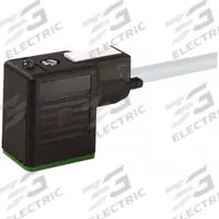 MURRELEKTRONIK Cordset: MSUD BI Female Right Angle x Bare Wire, 5 m Cable Lg, PUR, Gray, 3 Pins (MPN 7000-11081-2360500). Key specifications — Wire Size: 18 AWG; Brand: MURRELEKTRONIK; Cable Jacket Color: Gray; IP Rating: IP67.