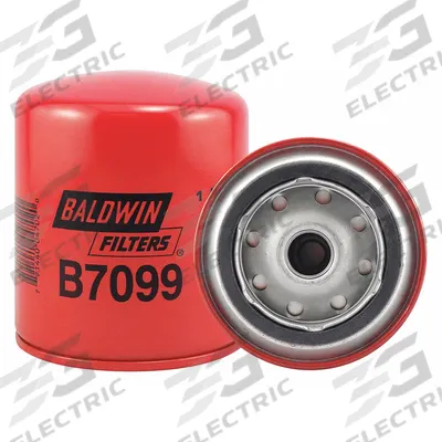 BALDWIN FILTERS Oil Filter: B7099, 3/4"-16 Thread Size, 4 7/16 in Overall Ht - Spin-On Oil Filters