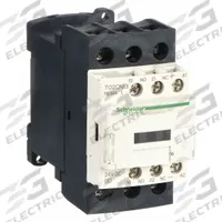 SCHNEIDER NEMA Magnetic Contactor: Non-Reversing, 3 Poles, NEMA Size 1, 27 A, 24V DC (MPN T02CN13BD). Key specifications — Brand: SCHNEIDER.