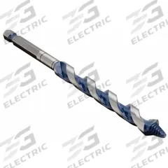 BOSCH Hybrid Drill Bit: 5/16 in Drill Bit Size, 7 1/2 in Overall Lg, Straight Shank, Carbon Steel (MPN NKST05). Key specifications — attr255259: Hybrid Ship and Spur Auger; attr255260: Carbon Steel; attr255261: PTFE; attr277197: BOSCH.