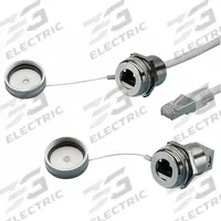 RITTAL RJ45 Interface Port: Wall Connection from Outlet to Outlet or Outlet to Connector, Brass (MPN 2482730). Key specifications — Finish: Nickel Plated; Brand: RITTAL; Accessory Type: RJ45 Installation Module; Application: Wall Connection from Outlet to Outlet or Outlet to Connector; Material: Brass.