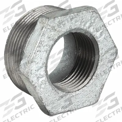 ANVIL Metal Pipe Straight: Straight, 300 psi @ 150° F, 1 in x 1/2 in, Malleable Iron - Medium-Pressure Threaded Pipe Fittings