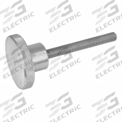 JW WINCO Knurled Screws; Knurled Hand Knobs: Knurled, Stainless Steel, 5/16"-18 Thread - Corrosion-Resistant Knurled Knobs with Threaded Stud