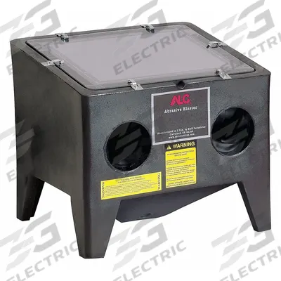 ALC Pneumatic Blast Cabinet: Siphon Feed, 22 in W x 18 in D Work Area - General Purpose Benchtop Siphon-Feed Blasting Cabinets