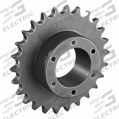 TRITAN Sprocket: For 80 Chain, 26 Teeth, 8.286 in Pitch Dia, 8.84 in Outside Dia - Size 80 Bushed-Bore Roller Chain Sprockets