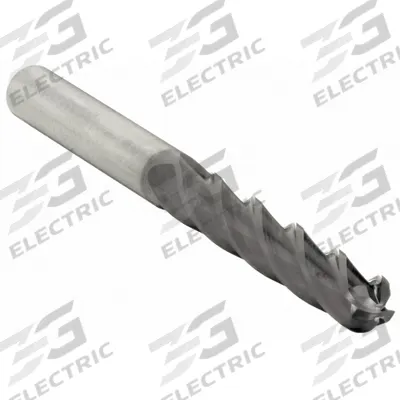 WIDIA HANITA Ball End Mill: Carbide, TiAlN Coated, 4 Flute, 1/2" Mill Dia, 1-1/2" LOC - General Purpose Carbide Ball End Mills
