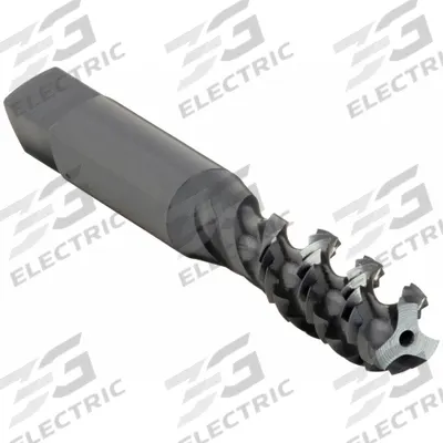 OSG Spiral Flute Tap: 3/8"-16 UNC, 2B, 3 Flute, Bottoming Chamfer - General Purpose Spiral-Flute Taps