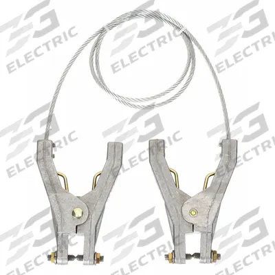 APPROVED VENDOR Bonding and Grounding Wire: (2) Hand Clamps, 5 ft, PVC - Terminated Bonding & Grounding Wires