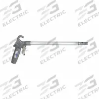 GUARDAIR Air Gun: Pistol-Grip Grip, Aluminum, 1/4 in Female NPT, 1 Nozzle(s), Straight, Focused (MPN 75LJ036AA). Key specifications — attr1328526: Aluminum; attr1328500: Extension and Nozzle; attr1328508: GUARDAIR; attr1328515: No; attr1328533: Yes.