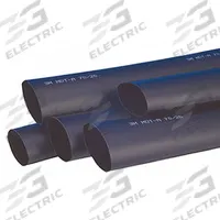 3M Heat Shrink Tubing: 1.1 in I.D. Before Shrinking, 0.37 in I.D. After Shrinking, 4 ft Lg, 20 PK (MPN HDT-1100-48"-BLACK-20 PCS). Key specifications — Color: Black; Brand: 3M.