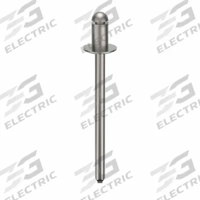 POP AVDEL Blind Rivet,1 23/81" L,0.122" dia,PK500: Inch, 1 9/32 in Overall Lg, 3/16 in Body Lg - Domed-Head Blind Rivets