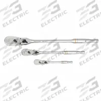 GEARWRENCH Hand Ratchet: Pear, Reversible, Full Polish Chrome, 4° Min Arc Swing, Non-Magnetic (MPN 81276T). Key specifications — attr1205598: Reversible; attr1205605: Quick-Release Not Included; attr1205626: Full Polish Chrome; attr1205607: Pear; attr1205624: GEARWRENCH.