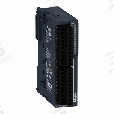 SCHNEIDER ELECTRIC Discrete Output Module: (16) Transistor Out (MPN TM3DQ16T) - Modules for Schneider Controllers