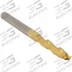 APPROVED VENDOR Square End Mill: Carbide, TiN Coated, 2 Flute, 5/32" Mill Dia, 1-1/8" LOC, 3" OAL (MPN 216-001006)