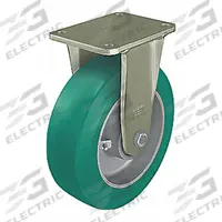 APPROVED VENDOR Plate Caster: Rigid, No Brake, Polyurethane, 10 in Wheel Dia, 3 1/8 in Wheel Wd (MPN BS-GST 252K). Key specifications — Wheel Bearing Type: Ball; Wheel/Tread Color: Yellow; Brand: APPROVED VENDOR; Caster Type: Rigid.