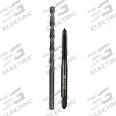 MILWAUKEE Plug Tap and Drill Bit: 2 Pc, #10-32 Tap, #21 Drill (MPN 49-57-5527). Key specifications — attr1300596: Straight Flute.
