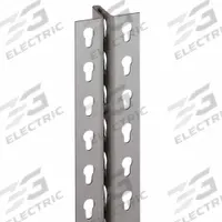 LYON Intermediate Upright Post: 96 in Overall Ht, 3 in Overall Wd, Steel, Powder Coated, Gray (MPN DDUT96). Key specifications — Finish: Powder Coated; Material: Steel; Color: Gray; Brand: LYON.