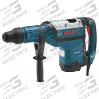 BOSCH Rotary Hammer Kit: SDS-Max, D-Handle, 1 7/8 in Capacity, 9.3 ft-lb, 14.5 A, 2,750 bpm, 120V AC (MPN RH850VC). Key specifications — attr79687: Yes; attr68352: Hammer & Rotate; attr68318: 1,380 to 2,750 bpm; attr113044: (1) Bare Tool; attr68378: 120V AC; attr68313: BOSCH.