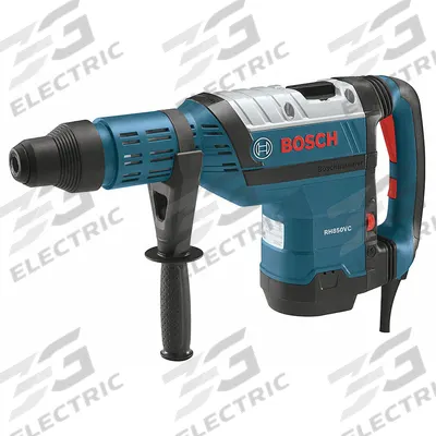 BOSCH Rotary Hammer Kit: SDS-Max, D-Handle, 1 7/8 in Capacity, 9.3 ft-lb, 14.5 A - SDS-Max L-Shape Corded Rotary Hammers