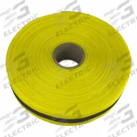 APPROVED VENDOR Barricade Tape: 150 ft Lg, 3/4 in Wd, No Legend Legend, Polypropylene (MPN 15Y443). Key specifications — attr981695: No Legend; attr377522: APPROVED VENDOR.