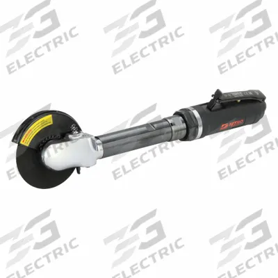 DYNABRADE Cut-Off Tool: 4 in Wheel Dia, 1 hp Horsepower, 14,000 RPM Max. Speed - Extended Reach Right-Angle Mount Air-Powered Cut-Off Tools