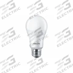 PHILIPS Compact LED Lamp: Medium Screw (E26), LED, (A) Classic, A19, 14 W Watt, 3000K, Frosted, A19 (MPN 14A19/COR/930/FR/P/E26/DIM/T20-6/1CT). Key specifications — attr233510: A19; attr233525: 120V AC; attr233549: Frosted; attr518949: 3000K; attr239859: PHILIPS.