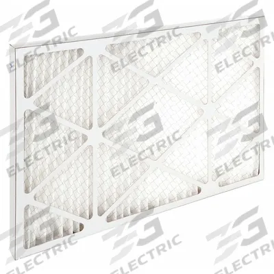 GRAINGER Pleated Air Filter: 22 in x 37 in x 2 in, MERV 8 - MERV 8 Pleated Air Filters