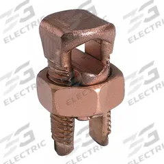 BURNDY Split-Bolt Connector: For Wire Size 10 AWG – 12 AWG, Copper Body Material (MPN KS90). Key specifications — Brand: BURNDY; Direct Burial Rated: No.