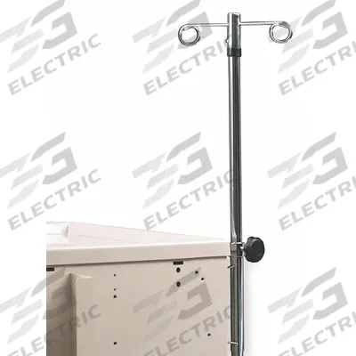 METRO Pole: 2 Hooks (MPN MBA667) - Mounted IV Poles