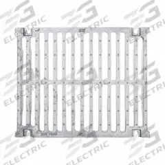 ZURN Grate: E, Rectangular, Slotted, 16 1/4 in Overall Wd, 20 in Overall Lg, 3 1/8 in Overall Ht (MPN P874-12-GDF). Key specifications — Color: Gray; Brand: ZURN; Finish: Galvanized; Grate Surface Type: Slotted.