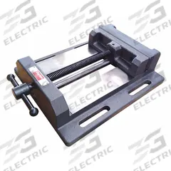 DAYTON Machine Vise: 6 in Jaw Face Wd, 6 in Max Jaw Opening, 2 in Throat Dp, Smooth/V-Grooved Face (MPN 6Z847). Key specifications — Brand: DAYTON.
