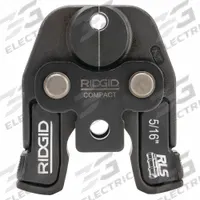 RIDGID Cordless Press Tool Jaw: 5/16 in Pipe, Copper, For RLS Press, Compact Tool Types (MPN 55113). Key specifications — attr518763: 5/16 in; attr518773: Jaw; attr518762: Copper; attr518771: Steel; attr518761: RLS Press; attr518760: RIDGID.