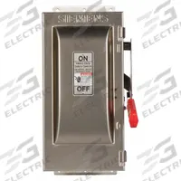 SIEMENS Safety Switch: Non-Fusible, 30 A, Three Phase, 600V AC, 316 Stainless Steel, Indoor/Outdoor (MPN HNF361SS). Key specifications — attr867131: SIEMENS.